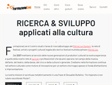 Tablet Screenshot of formazionelive.eu